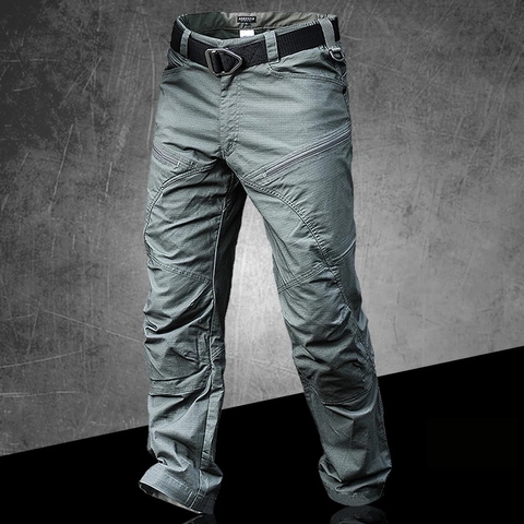 Pantalones tácticos negros para hombre, pantalón de chándal militar, ropa de calle, Trekking, informal, para correr, senderismo, nuevo ► Foto 1/1