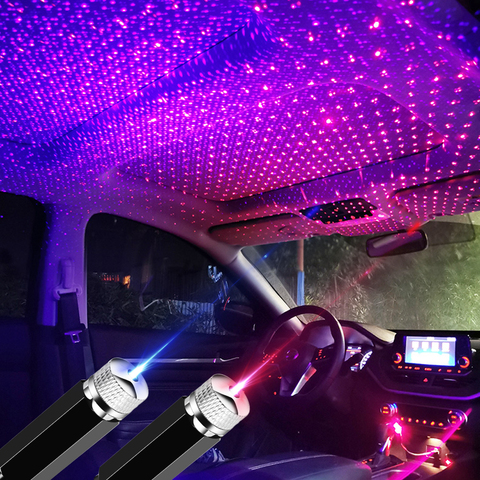 Lámpara LED decorativa para techo de coche, luz de ambiente para nissan qashqai j10 j11 juke x trail t32, honda civic CRV Abarth ► Foto 1/6