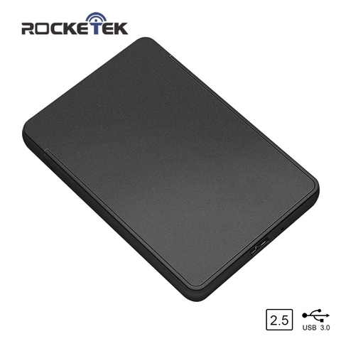 Rocketek caso HDD de 2,5 pulgadas SATA a USB 3,0 SSD adaptador de disco duro de la caja de disco duro externo carcasa para Notebook PC de escritorio ► Foto 1/6