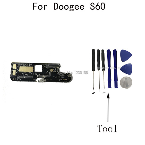 BestNull para Doogee S60 enchufe USB carga de enchufe del cargador USB Placa de módulo de micrófono para Doogee S60 Smartphone ► Foto 1/3