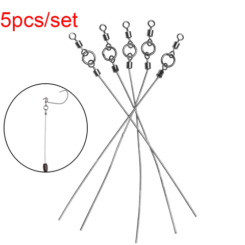 5 uds 9cm Acero inoxidable largo cuentagotas plomada cerradura golpe Tokio plataforma Kit de aparejo carpa Terminal gira tapón acabado accesorio ► Foto 1/6