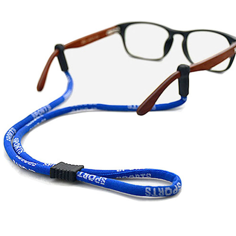 Nuevo Non-Slip gafas de sol cuerda Unisex deportes al aire libre gafas de Mujeres Hombres gafas cable para gafas elástico correa para el cuello de poliéster ► Foto 1/6