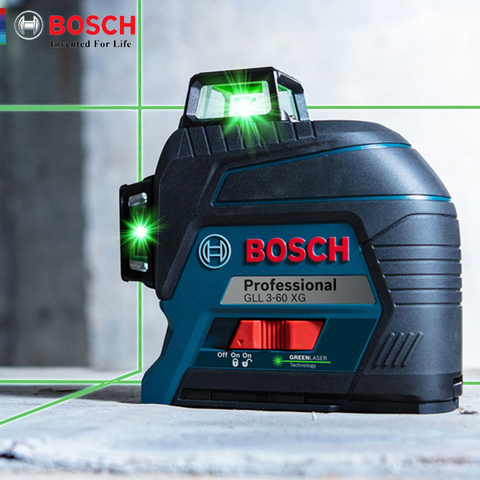 Bosch-Nivel láser de 12 líneas, herramienta de medición Vertical y Horizontal, GLL3-60XG de línea de proyección para decoración del hogar al aire libre ► Foto 1/6