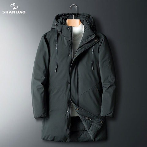 4XL 5XL 6XL 7XL 8XL de tamaño grande y gruesa de invierno cálido con capucha Chaqueta de algodón de alta calidad ropa de marca de los hombres casuales Parka ► Foto 1/5