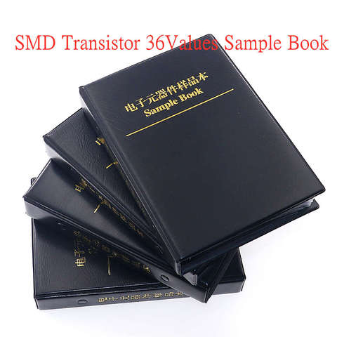 900 Uds Chip SMD Kit de surtido de transistores 36 valores x 25 uds surtidos muestra libro ► Foto 1/5