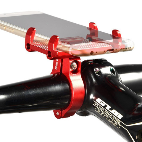 GUB-Soporte de teléfono para bicicleta G81 G-81, de aluminio, para teléfono inteligente de 3,5-6,2 pulgadas, Soporte ajustable, GPS, soporte de montaje para teléfono móvil ► Foto 1/6