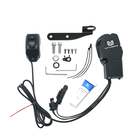 Parabrisas eléctrico para coche, pieza modificada con elevador, interruptor y mando a distancia, resistente al agua, para BMW R1200GS y R1250GS, ADV y LC, 2013-2022 ► Foto 1/6