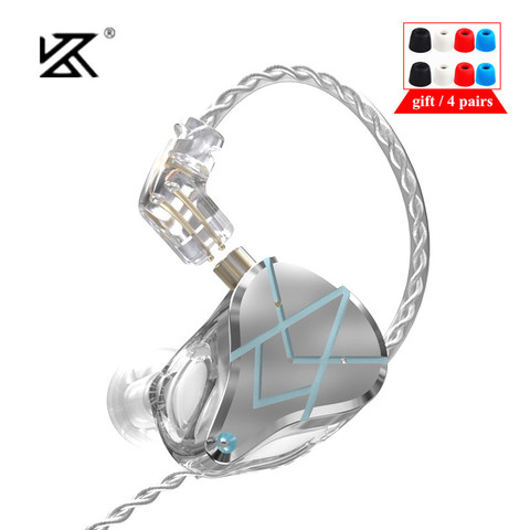 KZ ASX 10BA 20 armadura equilibrada Unidad de auriculares de alta fidelidad de Monitor en la oreja auriculares música de Dj auricular auriculares KZ ZAX ZSX AS16 BA8 ► Foto 1/6