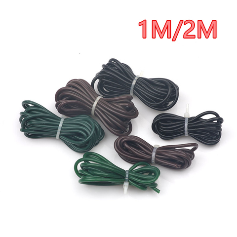 Rompin 1 Uds 1m 2m de pesca de la carpa de las plataformas de tubo de manga simular cables de pesca para la pesca de la carpa Carping accesorios abordar ► Foto 1/6