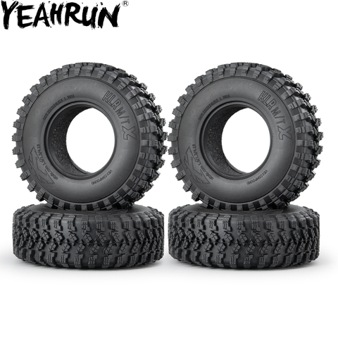 YEAHRUN-neumáticos de rueda de goma para coche, 1/4/5 Uds., 106MM, 1,9 