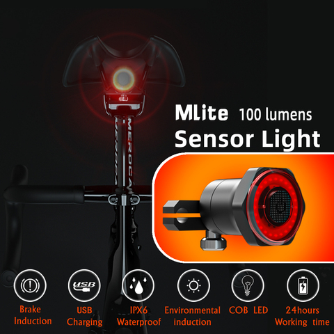 Luz Trasera Meroca de Freno Inteligente LED 100 Lumens