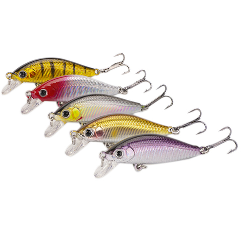 Señuelo de pesca de 45mm, 3,3g, 50mm, 4,8g, señuelo duro para pececillos, artificial, pequeño, Crankbait, lápiz, cebo duro ► Foto 1/4