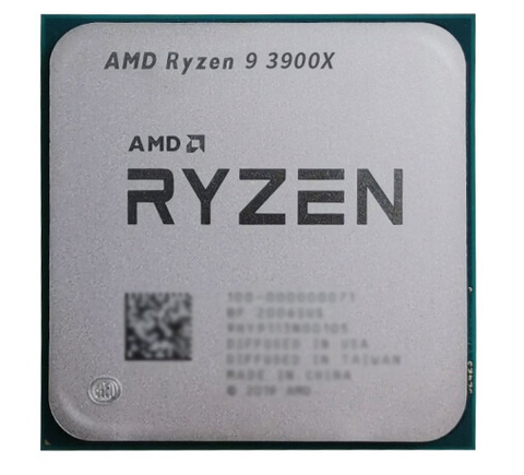 AMD-procesador de CPU Ryzen 9 3900X R9 3900X, 3,8 GHz, 12 núcleos, 24 hilos, 7NM L3 = 64M, enchufe 100-000000023, AM4, nuevo pero sin ventilador ► Foto 1/1