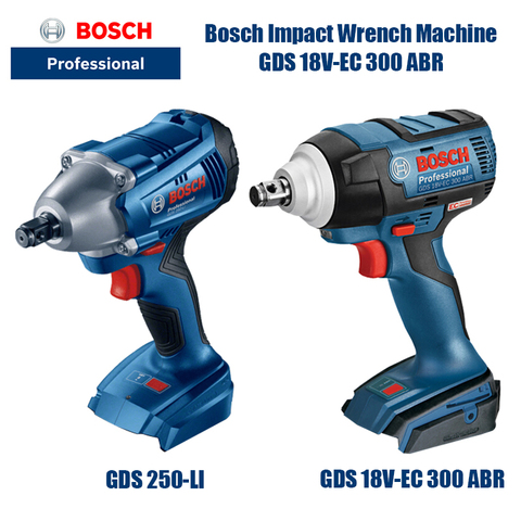 Bosch-llave eléctrica inalámbrica GDS 18V-EC 300 ABR, destornillador de litio sin escobillas, versión de metal, 300 Nm ► Foto 1/6