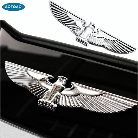 Pegatinas 3D personalizadas para coche, pegatinas de Metal de águila, decoración de insignia, Universal para la mayoría de los coches, marca lateral, 1 Uds. ► Foto 1/1