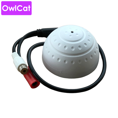 Gato-buho micrófono de Audio recoger MIC para la vigilancia de seguridad cámara IP CCTV AHD DVR sistema ► Foto 1/6