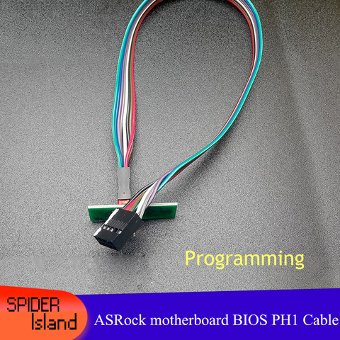 ASRock-Adaptador de eliminación de chip libre BIOS para placa base, Cable de máquina parpadeante JSPI1 BIOS_PH1 para guardar ladrillo, Kit de BIOS fresco ► Foto 1/4