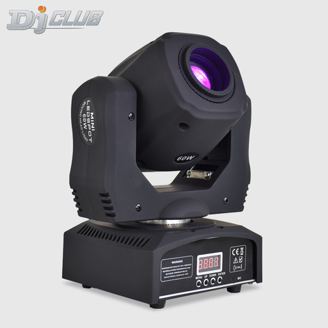 LIRA Led 60W luz con cabezal móvil Mini punto Dj luces de alta calidad con 7 Gobos Dmx-512 para la etapa iluminación de la fiesta ► Foto 1/6