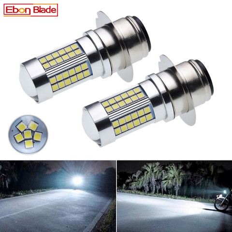 2 uds. Faros LED para motocicleta P36D 3030 66SMD con proyector blanco 6000K, Bombilla para Motor de motocicleta, luz alta y baja de 6V 12V 24V ► Foto 1/6