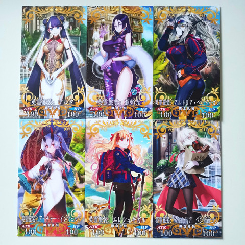 39 unids/set destino/Gran Orden FGO juguetes aficiones Hobby coleccionables muñecos de colección de juegos de cartas de Anime ► Foto 1/6