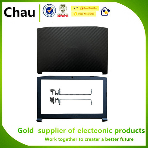 Chau-Cubierta trasera LCD para portátil Acer Nitro, 5 AN515-52, con bisel frontal y bisagras, AP290000110, AN515-42 ► Foto 1/1