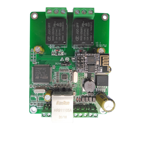 Ethernet módulo de relé MQTT Modbus Wifi puede RS485 TCP entrada Digital Web Placa de Control de acceso CoAP ► Foto 1/6