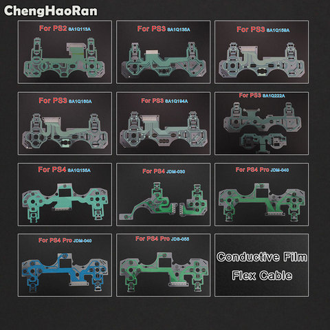 ChengHaoRan para PS2 PS3 PS4 conductor controlador Film Flex Cable para PS4 Pro Slim Joystick pieza de reparación, JDM 030 040 JDS-055 ► Foto 1/5