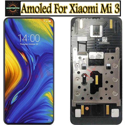 TFT / Amoled para XIAOMI Mi Mix 3 pantalla lcd de montaje de digitalizador con pantalla táctil con el marco para Xiaomi Mi Mix3 lcd Mi mezcla 3 5G lcd ► Foto 1/6