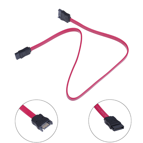 Cable de extensión SATA 7pin macho a hembra Cables de datos 50cm HDD Disco Duro línea de Cable ► Foto 1/6