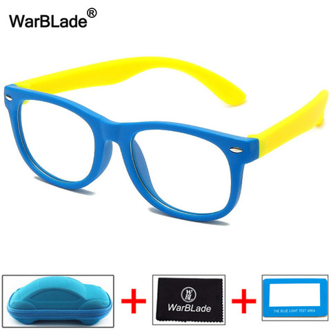 WarBLade niños Anti Bloqueo de luz azul gafas niños óptico marco gafas niños niñas computadora transparente Eyewears UV400 ► Foto 1/6