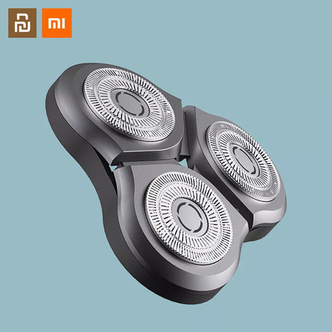 Hoja de afeitar eléctrica original xiaomi Mijia, cuchilla negra de doble anillo, doble hoja de acero de alta calidad ► Foto 1/5