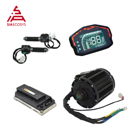 QS Motor 4000W 138 90H de motor, con EM72150SP pecado onda controlador Bluetooth para la motocicleta V 72V ► Foto 1/6