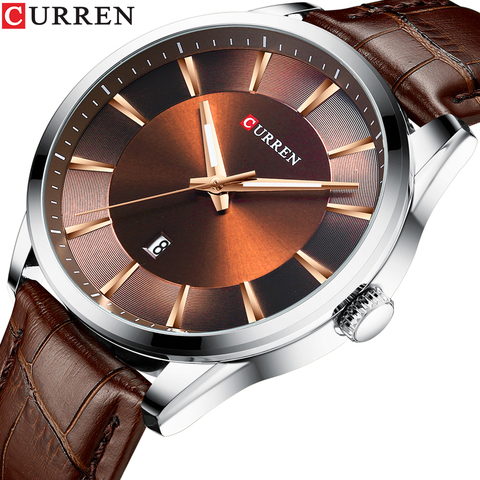 Reloj de marca para hombre CURREN, relojes de cuarzo de lujo de negocios a la moda para hombres, reloj de pulsera deportivo impermeable para hombres, reloj Masculino ► Foto 1/6