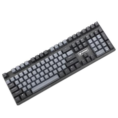 YMDK-Perfil OEM para teclado mecánico MX, doble disparo, Dolch, color gris y blanco, sin brillo, 108 87 61 estándar ANSI, 104 PBT ► Foto 1/6