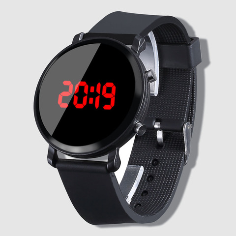 Reloj Digital de silicona para mujer y hombre, pulsera con pantalla Led, electrónica, novedad de 2022 ► Foto 1/6