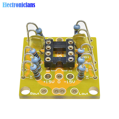 Placa amplificadora de doble OP, preamplificador de CC, PCB, preamplificador de CC, Módulo de placa vacía para NE5532, OPA2134, OPA2604, AD826 ► Foto 1/6