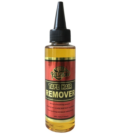 Removedor líquido amarillo para pelucas, 4 Oz, 118 ml, removedor de pegamento para cinta adhesiva ► Foto 1/4