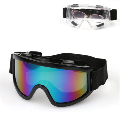 Gafas de esquí a prueba de viento UV400 para hombre, lentes de nieve a prueba de polvo, para Motocross, para Miopía ► Foto 1/6