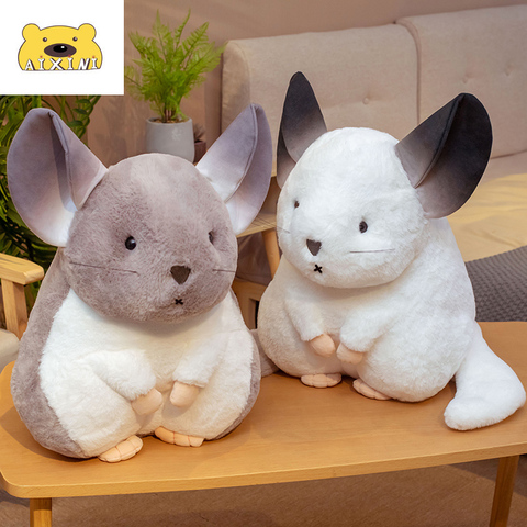 Almohada para hámster de felpa, peluches de Chinchillas, animales de peluche, juguetes navideños para niños, cojines lindos ► Foto 1/6