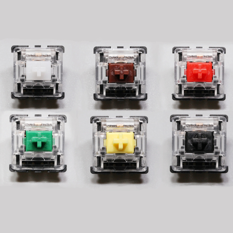 Gateron-Interruptor de 3 pines para teclado mecánico, Amarillo Claro rgb para teclado mecánico personalizado xd64 xd60 eepw84 gh60, azul, rojo, negro, marrón y verde ► Foto 1/1