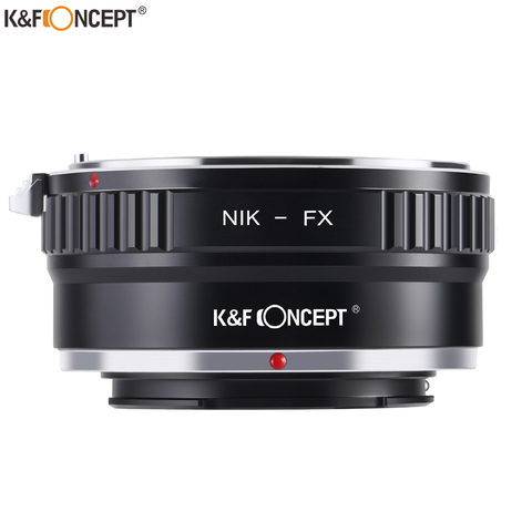 K & F CONCEPT envío gratis anillo adaptador para Nikon Auto AI AIs AF lente a Fujifilm Fuji montaje FX X-Pro1 Cámara ► Foto 1/6