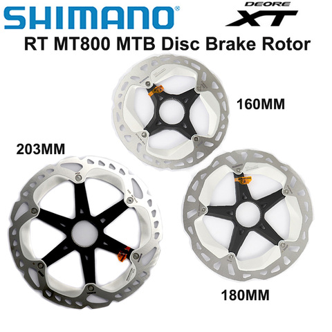 Shimano-disco de bloqueo central para bicicletas de montaña, disco de bloqueo central Deore XT RT-MT800 ice-tech freezer, 160MM, 180MM y 203MM ► Foto 1/4