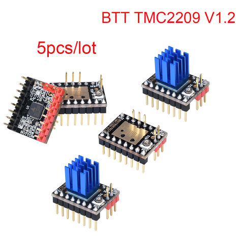 BIGTREETECH-controlador de Motor paso a paso TMC2209 V1.2, piezas de impresora 3D Uart StepStick VS TMC2208 TMC2130 para SKR V1.4 mini E3 MKS Ender3 ► Foto 1/6