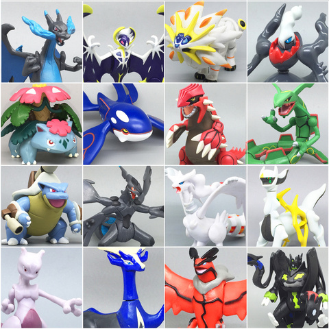 Monstruo de bolsillo Pokemon MEGA Anime figura de acción de conjunto de muebles de PVC muñeca Rayquaza XY Entei Mewtwo Xerneas Yveltal Zygarde niños juguete ► Foto 1/6