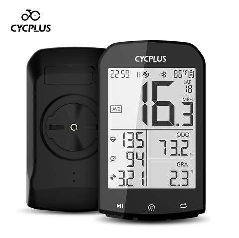 CYCPLUS-ordenador para bicicleta M1, con GPS, velocímetro, Bluetooth 4,0, ANT +, para Garmin Zwift ► Foto 1/6