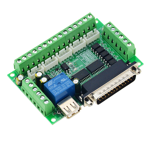 Uds verde MACH3 máquina de grabado máquina de 5 ejes CNC Breakout con acoplador óptico para paso a paso Motor controlador ► Foto 1/6