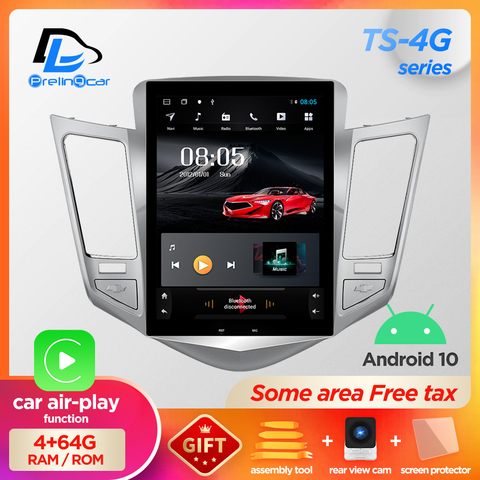 32G ROM pantalla Vertical sistema android 8,1 coche gps video multimedia reproductor de radio en el tablero para Chevrolet CRUZE de navegación estéreo ► Foto 1/6