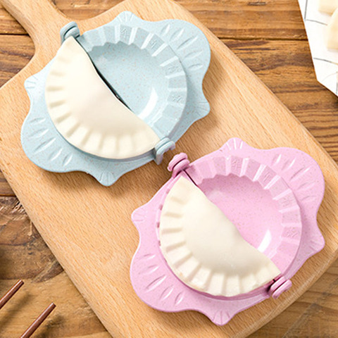 Jiaozi-herramientas para hornear, Clips de molde para dumplings, Pajita DE TRIGO portátil, dispositivo de fabricante, accesorios de cocina, molde, 1 Uds. ► Foto 1/6