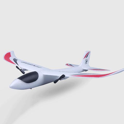 Avión teledirigido de espuma EPP de 2,4G para niños, juguete planeador de juguete planeador con luz LED, Quadcopter, modelo de avión planeador para regalo, FX-818 ► Foto 1/6