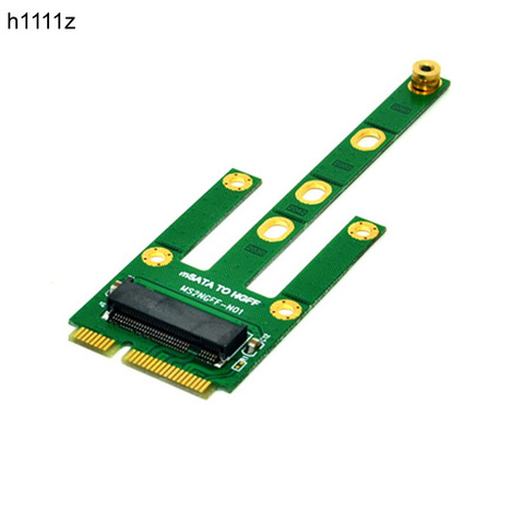MSATA a M.2 NGFF Adaptador convertidor de tarjeta de 6,0 Gb/s NGFF M.2 SATA-Bus SSD B clave para mSATA hombre elevador M.2 adaptador para 2230-2280 M2 SSD ► Foto 1/6